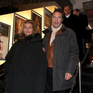 Nicolas Bedos et sa compagne Pauline Desmonts - Présentation et Projection du Documentaire de Bernard-Henri Lévy (BHL) sur la guerre en Ukraine : "Slava Ukraini" (Gloire à l'Ukraine) au Cinéma Balzac à Paris, France, le 6 Février 2023. © Bertrand Rindoff / Bestimage 