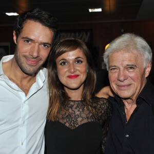 Exclusif - Nicolas, sa soeur Victoria et leur pere Guy Bedos - Aftershow du spectacle de Guy Bedos "La der des der" a l'Olympia a Paris. Le 23 decembre 2013