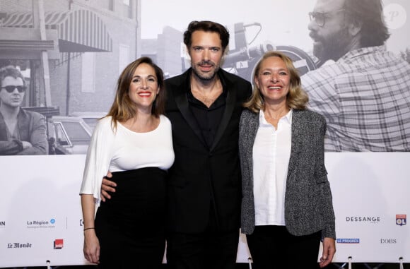 Victoria Bedos, (enceinte) Nicolas Bedos et leur mère Joëlle Bercot - Photocall de la cérémonie d'ouverture à la Halle Tony Garnier du 11ème Festival Lumiere 2019 de Lyon le 12 octobre 2019. © Dominique Jacovides / Bestimage 