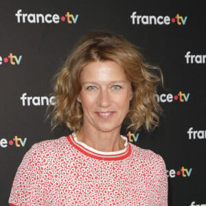 Carole Gaessler au photocall de la conférence de presse de rentrée de France Télévisions à Paris, France, le 4 septembre 2024. © Coadic Guirec/Bestimage 