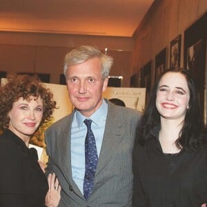 Hommage à Marlène Jobert avec son mari et leur fille Eva Green au 14eme festival du film de Paris.