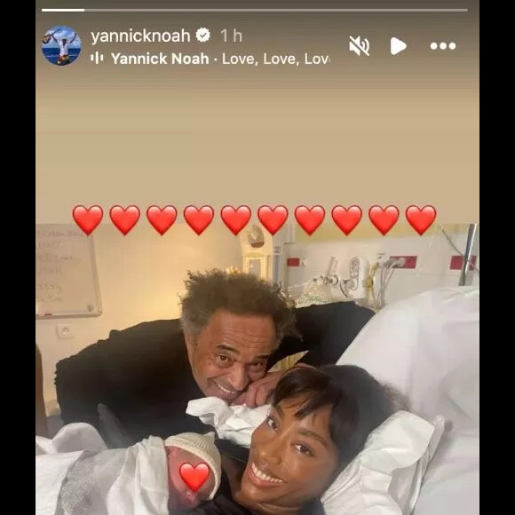 En effet, Yannick Noah et sa compagne Malika ont donné naissance, il y a quelques jours, à une petite fille...
Naissance de la fille de Yannick Noah, Keelaani.