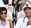 La fratrie Noah s'aggrandi alors, puisque le chanteur de 64 ans était déjà papa de cinq autres enfants...
Yannick Noah et Malika assistent à la finale du simple messieurs des Jeux olympiques d'été de Paris 2024 à Roland Garros le 4 août 2024 à Paris, France. Photo par Laurent Zabulon/ABACAPRESS.COM