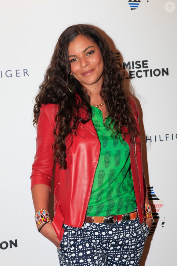 Yelena Noah assiste au lancement de la collection "The Promise" au magasin phare Tommy Hilfiger des Champs-Élysées à Paris, France, le 26 avril 2012. La collection "The Promise" a pour objectif de réduire radicalement la pauvreté en Afrique d'ici 2015. Photo par ABACAPRESS.COM