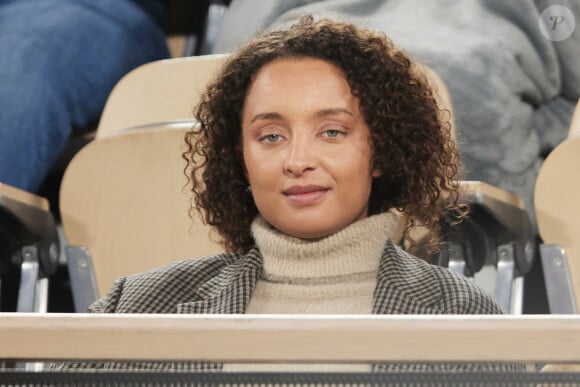 Eleejah Noah dans les tribunes (night session) des Internationaux de France de tennis de Roland Garros 2024 à Paris, France, le 1er juin 2024. © Jacovides-Moreau/Bestimage 