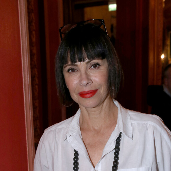 Exclusif - Mathilda May - Cocktail à la suite de la générale de la pièce "Interruption" au théâtre Antoine à Paris le 18 Septembre 2023. © Bertrand Rindoff / Bestimage 