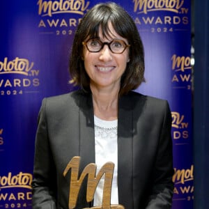 Exclusif - Alexia Laroche-Joubert, meilleure émission d'aventure pour Fort Boyard lors de la soirée de remise de prix Molotov TV Awards 2024, première édition, pour récompenser les programmes télés préférés. Avec plus de 1,5 millions de votes comptabilisés pour cette édition, les Molotov TV Awards 2024 ont mis en lumière les émissions, les programmes et personnalités TV les plus marquants de la saison TV de septembre 2023 à juin 2024. © Rachid Bellak / Bestimage 