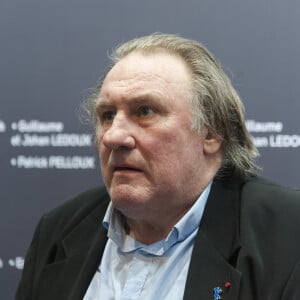 Gérard Depardieu pour "Innocent" - Le "33ème Salon du Livre" au parc des expositions de la porte de Versailles à Paris, le 20 mars 2016. © Perusseau/Bestimage