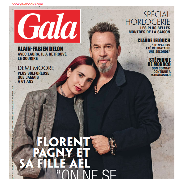 Florent Pagny et sa fille Ael, "Gala", 31/10/2024.