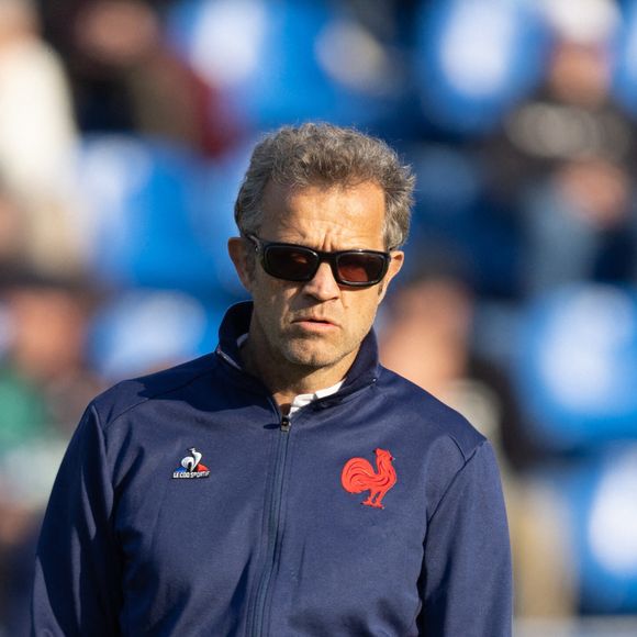 "Pour l'instant, la décision est ferme: ils ne sont pas sélectionnables", ajoute Fabien Galthié à propos d'Hugo Auradou et Oscar Jégou
 
Fabien Galthié (France) lors du match de test rugby opposant l'Argentine à la France (33-25) à Buenos Aires, Argentine, le 13 juillet 2024. © Mateo Occhi/Panoramic/Bestimage