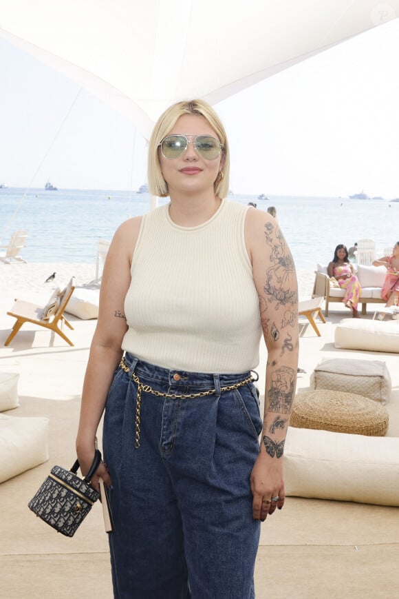 Louane Emera lors de la remise du prix TikTok Short Film à la Plage des Palmes en marge du 76ème Festival International du Film de Cannes,France, le 23 mai 2023. © Jack Tribeca/Bestimage