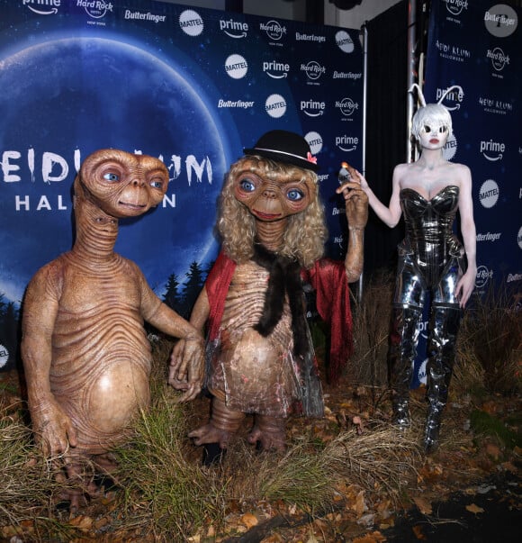 Tom Kaulitz, Leni Klum et Heidi Klum lors de la 23e édition annuel de sa fête d'Halloween organisée au sein du Hard Rock Hôtel de New York le jeudi 31 octobre 2024. © Photo Image Press via ZUMA Press Wire/Bestimage