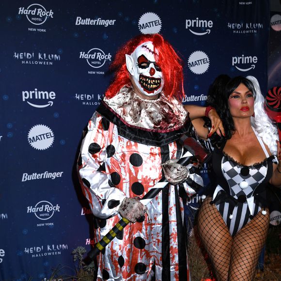 Ice-T et Coco Austin lors de la 23e édition annuel de la fête d'Halloween organisée par Heidi Klum au sein du Hard Rock Hôtel de New York le jeudi 31 octobre 2024. © Photo Image Press via ZUMA Press Wire/Bestimage