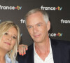 Flavie Flament et Julien Arnaud au photocall de la conférence de presse de rentrée de France Télévisions à Paris, France, le 4 septembre 2024. © Coadic Guirec/Bestimage