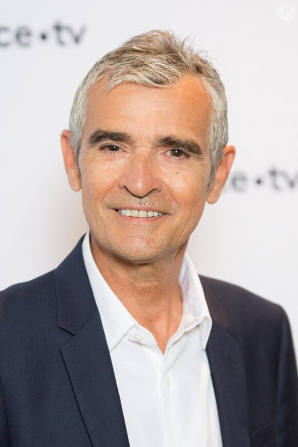 Fabrice Drouelle during France Television Press Conference at Pavillon Gabriel in Paris, France on August 24, 2021. Photo by Nasser Berzane/ABACAPRESS.COM