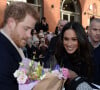 Toujours selon lui, le Portugal serait un choix stratégique par rapport à la famille royale, dont ils ont quitté les rangs il y a 4 ans
Le prince Harry et sa fiancée Meghan Markle arrivent au "Nottingham Contemporary" pour la journée mondiale de la lutte contre le Sida à Nottingham à l'occasion de leur première visite officielle depuis leurs Fiançailles à Nottingham le 1er decembre 2017. 