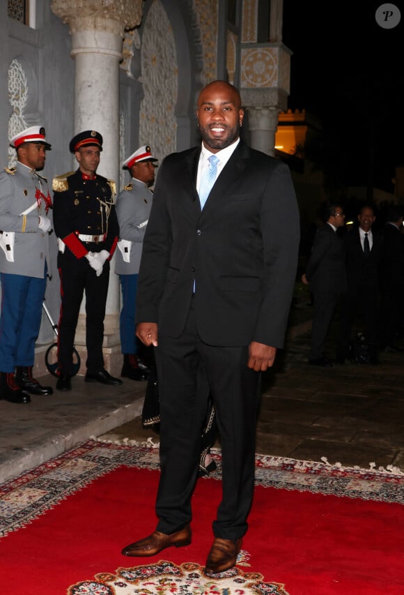 Teddy Riner - Dîner d'Etat offert par sa Majesté le roi Mohammed VI du Maroc en l'honneur du Président de la République Emmanuel Macron et de la première dame Brigitte Macron au Palais Royal de Rabat au Maroc le 29 Octobre 2024. © Dominique Jacovides/Bestimage