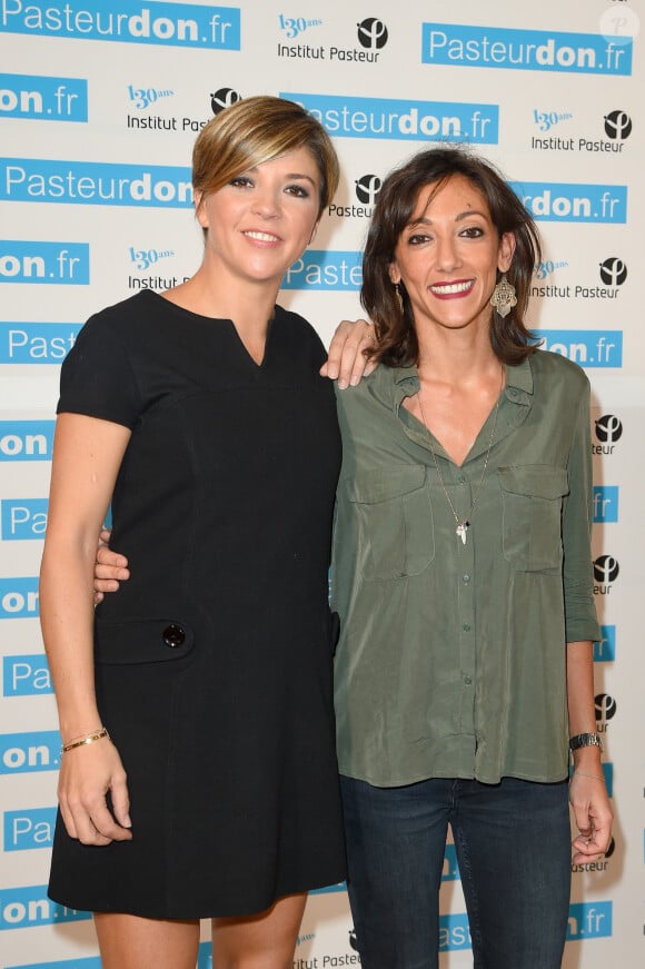 Bénédicte Le Chatelier, Rebecca Fitoussi lors du lancement de la 12ème édition du Pasteurdon à l'Institut Pasteur à Paris le 10 octobre 2018. © Coadic Guirec / Bestimage