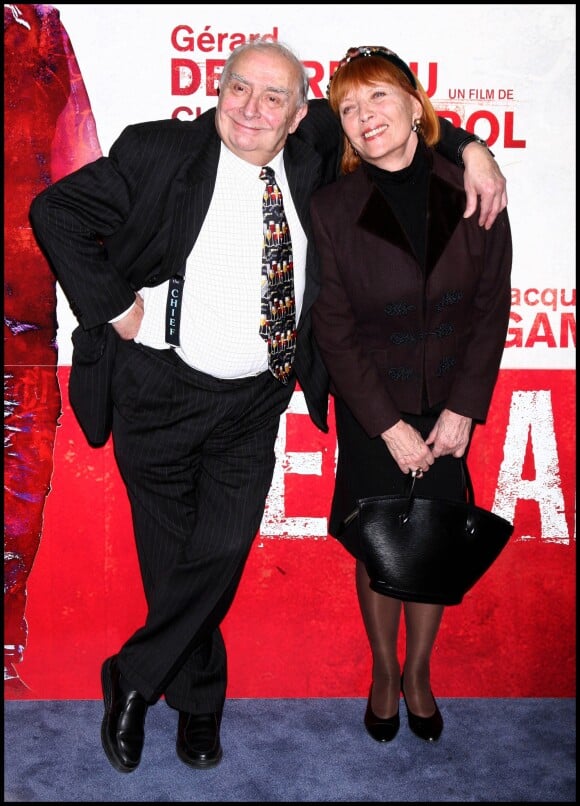 Claude Chabrol et Stéphane Audran à Paris en 2009.