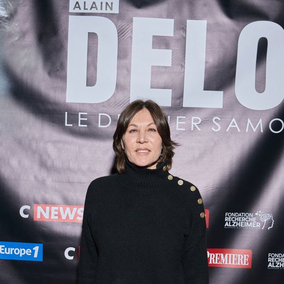Exclusif - Mathilde Seigner au photocall de la soirée Ciné-concert symphonique "Alain Delon, le dernier Samouraï" au Palais des congrès à Paris le 8 novembre 2024 le jour de son anniversaire. © Jacovides / Moreau / Bestimage 