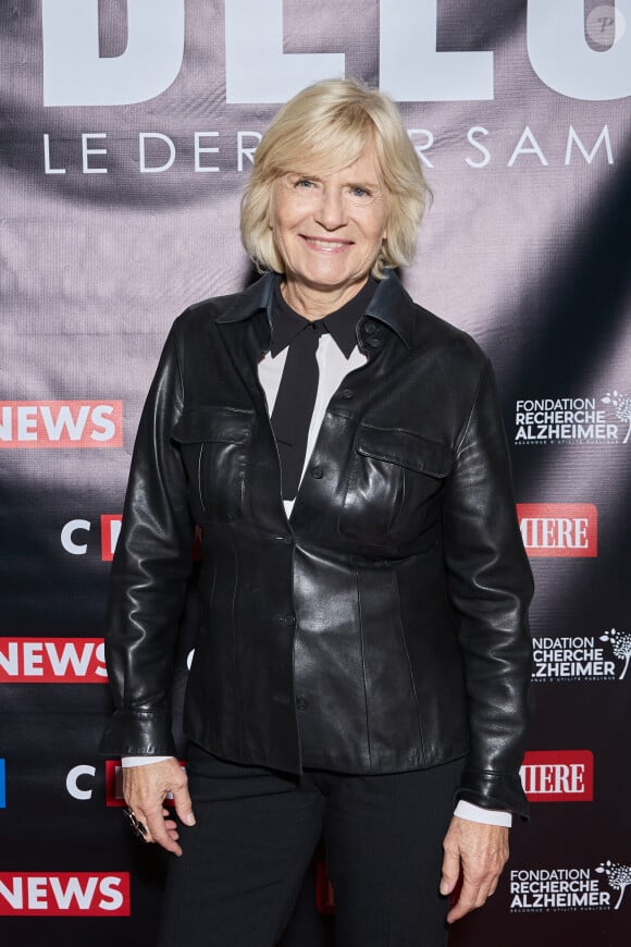 Exclusif - Catherine Ceylac au photocall de la soirée Ciné-concert symphonique "Alain Delon, le dernier Samouraï" au Palais des congrès à Paris le 8 novembre 2024 le jour de son anniversaire. © Jacovides / Moreau / Bestimage 