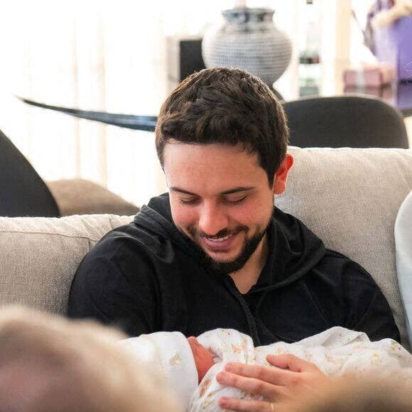 Naissance de la princesse Iman de Jordanie, fille du prince Hussein de Jordanie et de sa femme la princesse Rajwa au Centre Médical King Hussein à Amman. Le 3 août 2024.