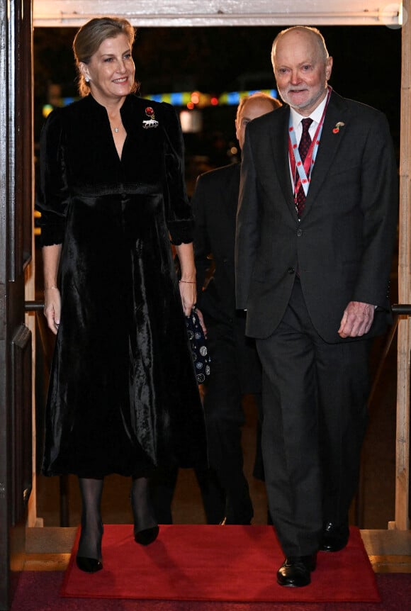 Sophie, duchesse d'Edimbourg - La famille royale du Royaume Uni assiste au Festival du souvenir (Festival of Remembrance) au Royal Albert Hall, Londres le 9 novembre 2024. © Chris Ratcliffe / Pool / Julien Burton via Bestimage 