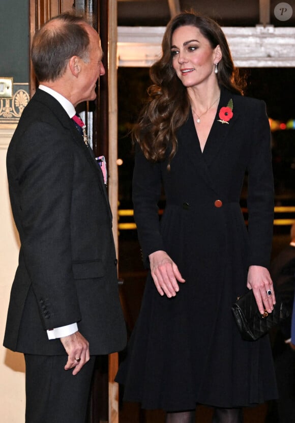 Catherine Kate Middleton, princesse de Galles - La famille royale du Royaume Uni assiste au Festival du souvenir (Festival of Remembrance) au Royal Albert Hall, Londres le 9 novembre 2024. © Chris Ratcliffe / Pool / Julien Burton via Bestimage 