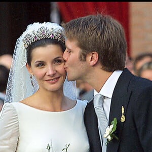 Septembre 2003 - Mariage d'Emmanuel Philibert de Savoie et Clotilde Courau à la Basilique Sainte Marie des Anges à Rome.