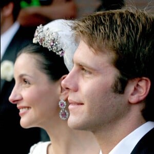 Septembre 2003 - Mariage d'Emmanuel Philibert de Savoie et Clotilde Courau à la Basilique Sainte Marie des Anges à Rome.