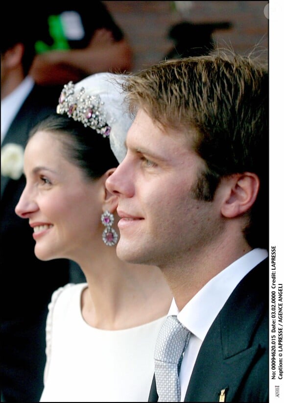 Septembre 2003 - Mariage d'Emmanuel Philibert de Savoie et Clotilde Courau à la Basilique Sainte Marie des Anges à Rome.