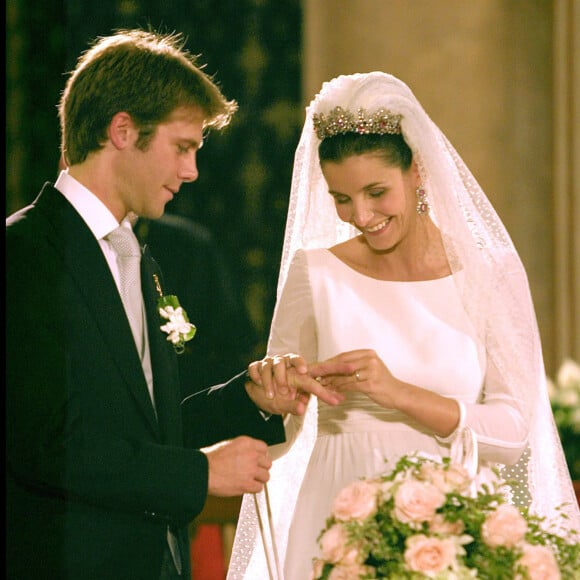 Septembre 2003 - Mariage d'Emmanuel Philibert de Savoie et Clotilde Courau à la Basilique Sainte Marie des Anges à Rome.