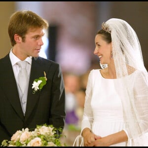 Septembre 2003 - Mariage d'Emmanuel Philibert de Savoie et Clotilde Courau à la Basilique Sainte Marie des Anges à Rome.