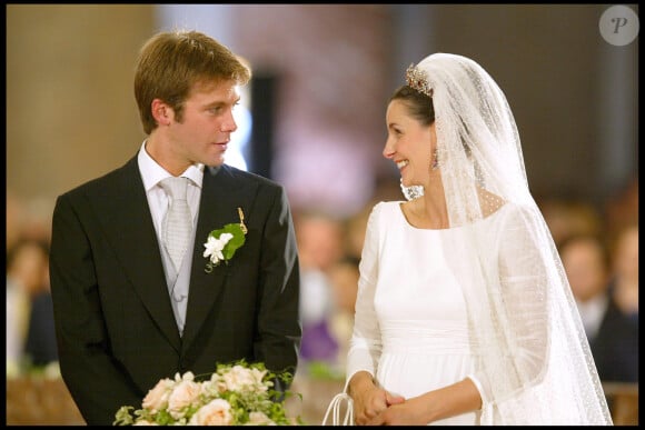 Septembre 2003 - Mariage d'Emmanuel Philibert de Savoie et Clotilde Courau à la Basilique Sainte Marie des Anges à Rome.