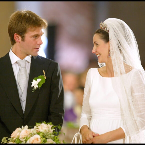 Septembre 2003 - Mariage d'Emmanuel Philibert de Savoie et Clotilde Courau à la Basilique Sainte Marie des Anges à Rome.