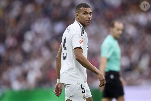 Kylian Mbappé avec le Real Madrid pendant un match de La Liga football. (Credit Image: © Ruben Albarran/ZUMA Press Wire)