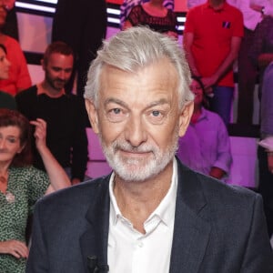 Exclusif - Gilles Verdez, sur le plateau de l’émission « TPMP » présentée par C.Hanouna et diffusée en direct sur C8, Paris, France, le 23 septembre 2024. © Jack Tribeca / Bestimage