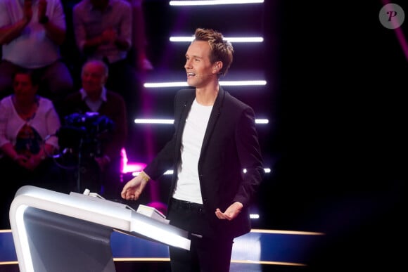 Exclusif - Cyril Féraud - Enregistrement de l'émission "Le Quiz des Champions" aux Studios 130 à Saint-Denis, présentée par C.Féraud et diffusée sur France 2. Le 5 juin 2024 © Christophe Clovis / Bestimage