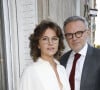 Exclusif - Nathalie Blanc, Eric Brunet - Soirée de lancement de la nouvelle collection de lunettes 2018-2019 de Nathalie Blanc à Paris le 27 septembre 2018. © Marc Ausset-Lacroix/Bestimage