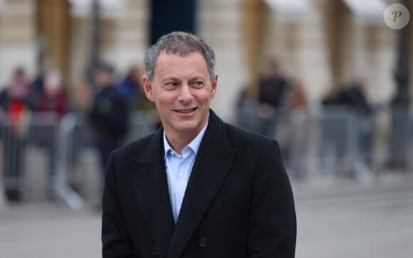 Marc-Olivier Fogiel - Hommage national à Robert Badinter devant le ministère de la Justice sur la place Vendôme à Paris.