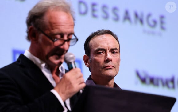 "Je suis totalement déconnecté, je me fiche de ce que l'on raconte sur moi."
Vincent Lindon, Anthony Delon - Pour la séance de clôture de la 16ème édition du Festival Lumière de Lyon, un hommage tout particulier a été rendu à l'acteur Alain Delon en projetant "Plein Soleil" de René Clément.