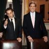 Nicolas Sarkozy et John Kerry le 30 mars au Capitole