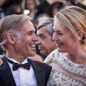 Paul Belmondo (en Dior et chaussures Carvil ) et sa femme Luana (robe Alzra et Roger Vivier) - Montée des marches de la cérémonie de clôture du 70ème Festival International du Film de Cannes. Le 28 mai 2017. © Borde-Jacovides-Moreau/Bestimage 