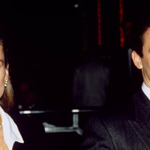 Stéphanie de Monaco et Daniel Ducruet à la remise des prix de la F.I.A. aux champions 1994. La soirée s'est déroulée à Monaco.