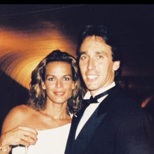 


la princesse Stéphanie de Monaco et son mari Daniel Ducruet lors du bal de la Croix-Rouge en 1996 au Sporting Club de Monte Carlo


