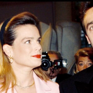 La princesse Stéphanie de Monaco et Daniel Ducruet, lors de la cérémonie des World Music Awards à Monaco en 1997.