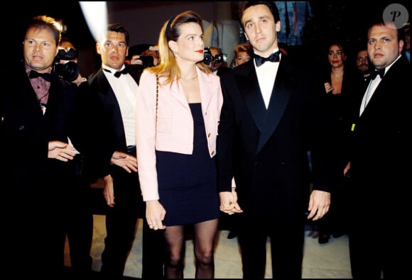 La princesse Stéphanie de Monaco et Daniel Ducruet, lors de la cérémonie des World Music Awards à Monaco en 1997.