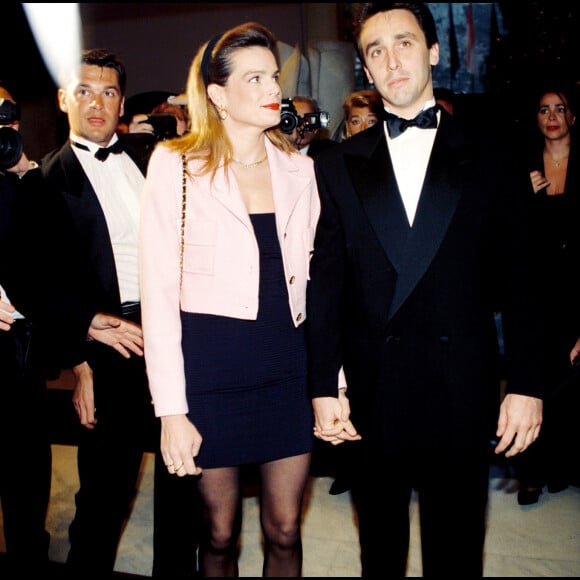 La princesse Stéphanie de Monaco et Daniel Ducruet, lors de la cérémonie des World Music Awards à Monaco en 1997.