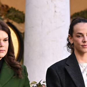 Puis il y a eu Pauline
Camille Gottlieb and Pauline Ducruet attending the courtyard of the Monaco Palace during the Monaco National Day Celebrations in Monte-Carlo, Monaco on November 19, 2024. Photo by Stephane Cardinale/Pool/ABACAPRESS.COM