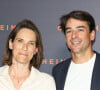 Claire Fournier et son mari Julian Bugier - Première du film "Oppenheimer" au Grand Rex à Paris le 11 juillet 2023. © Coadic Guirec/Bestimage